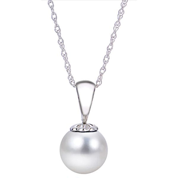 14K 18” Akoya Pearl Drop Pendant by Imperial Goldmart Jewelers Redding, CA