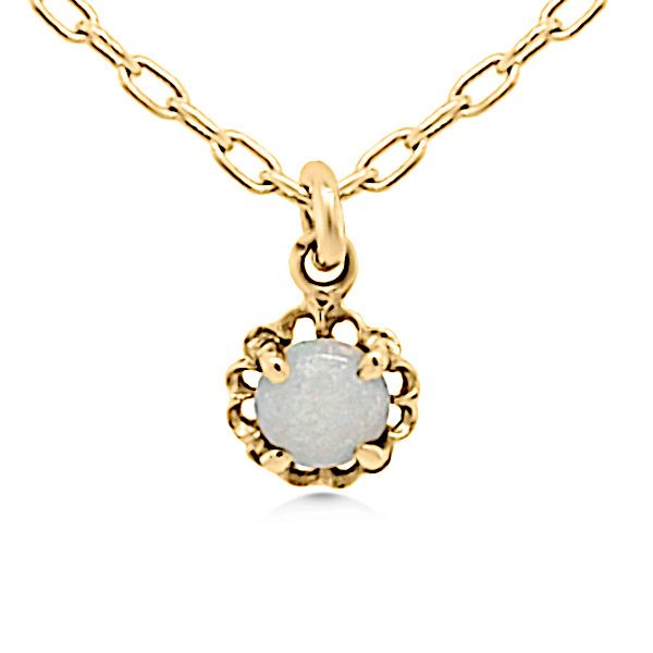 14K Australian Opal Pendant (Estate) Goldmart Jewelers Redding, CA