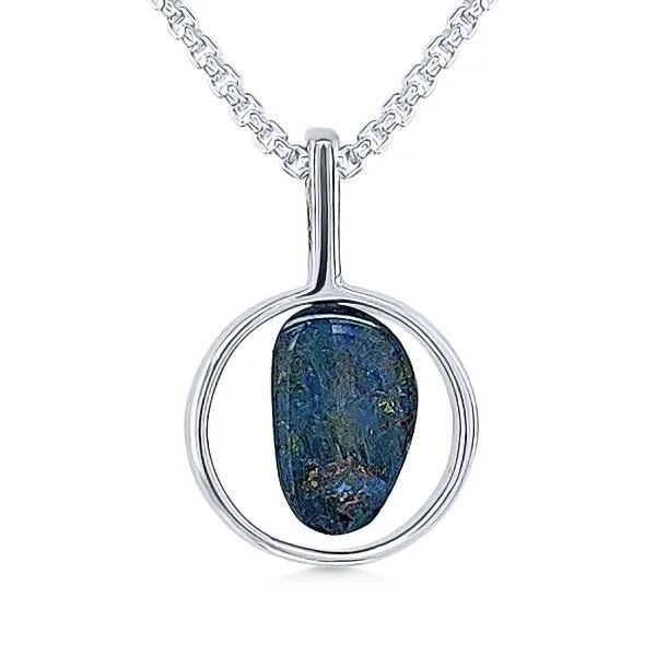 Australian Opal Doublet Pendant - GM Signature Collection Goldmart Jewelers Redding, CA