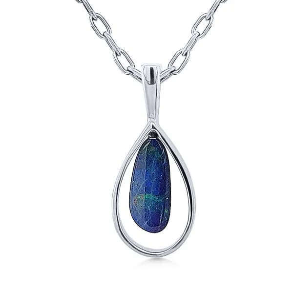 SS Australian Opal Doublets Pendant – GM Signature Goldmart Jewelers Redding, CA