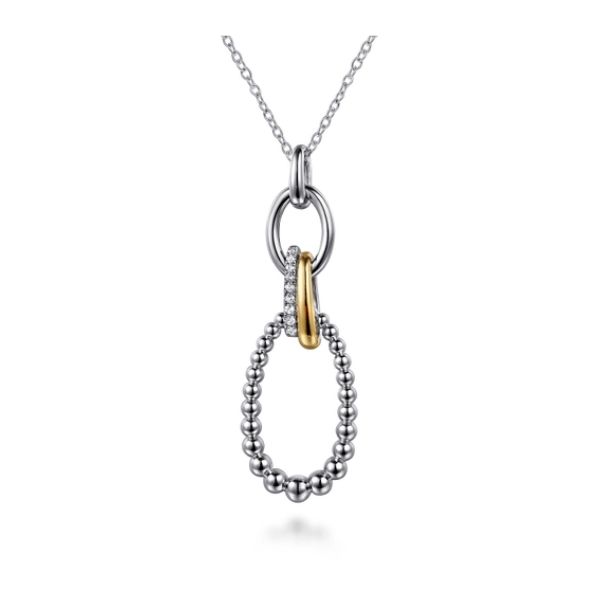 14K Yellow Gold Sterling Silver 20