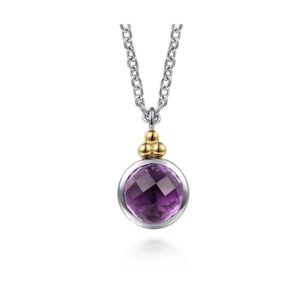14K Yellow Gold Sterling Silver 18