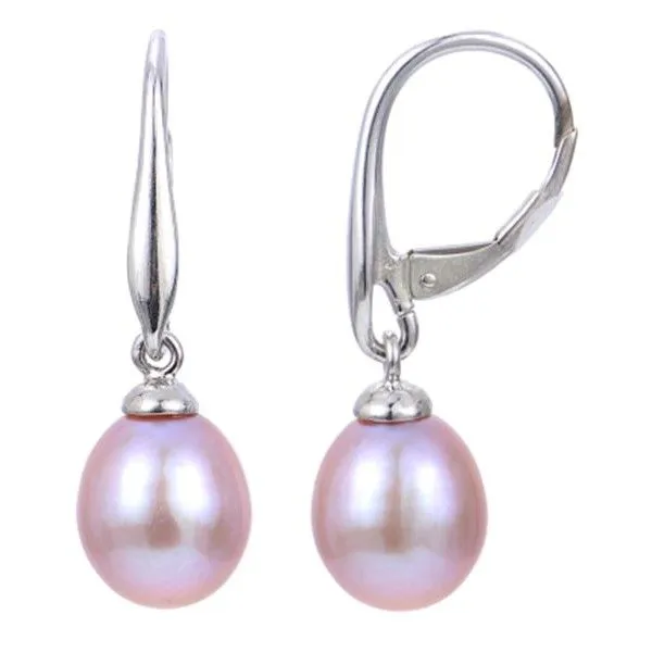 SS FW Lavender Pearls Drop Earrings by Imperial Goldmart Jewelers Redding, CA