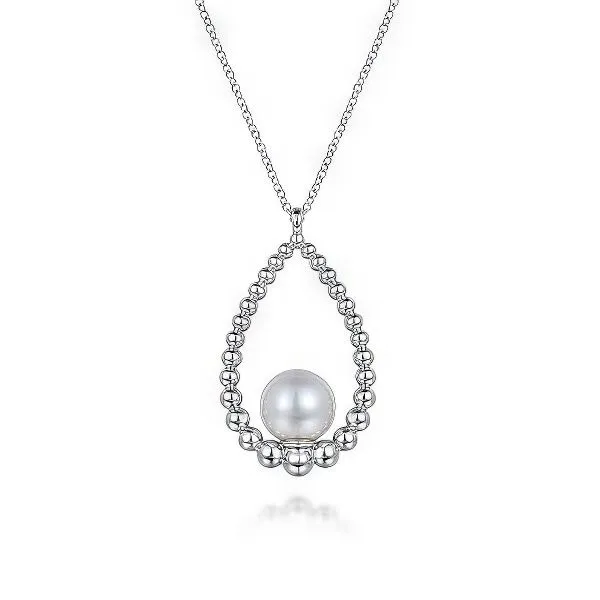 SS 17.5” Freshwater Pearl Bujukan Pendant by Gabriel Goldmart Jewelers Redding, CA