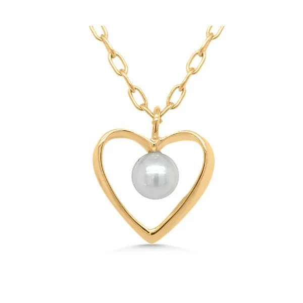 14K Freshwater Pearl pendant - Estate Goldmart Jewelers Redding, CA