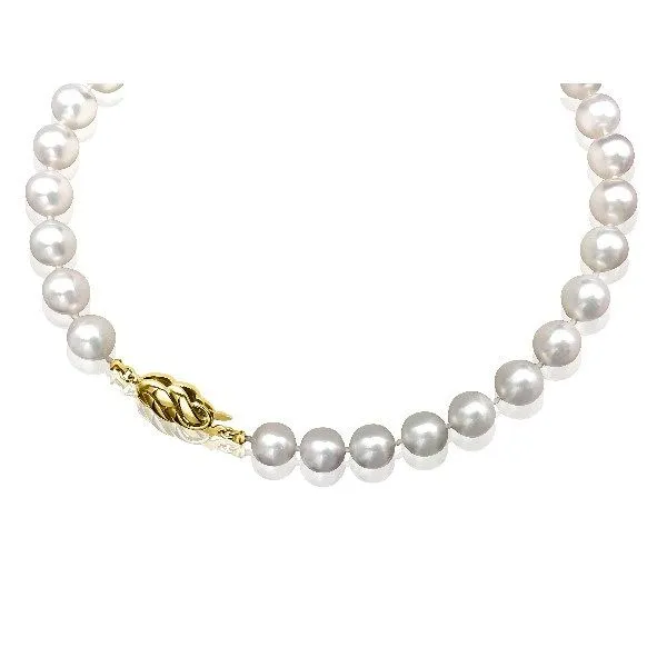 14K Akoya Pearl Single Strand Necklace – GM Signature Goldmart Jewelers Redding, CA