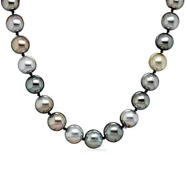 14K 19” Tahitian Pearl Necklace - GM Signature Goldmart Jewelers Redding, CA