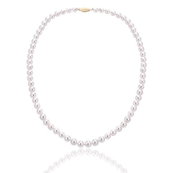 14K 18” Akoya Pearl Single Strand Necklace by Imperial Goldmart Jewelers Redding, CA