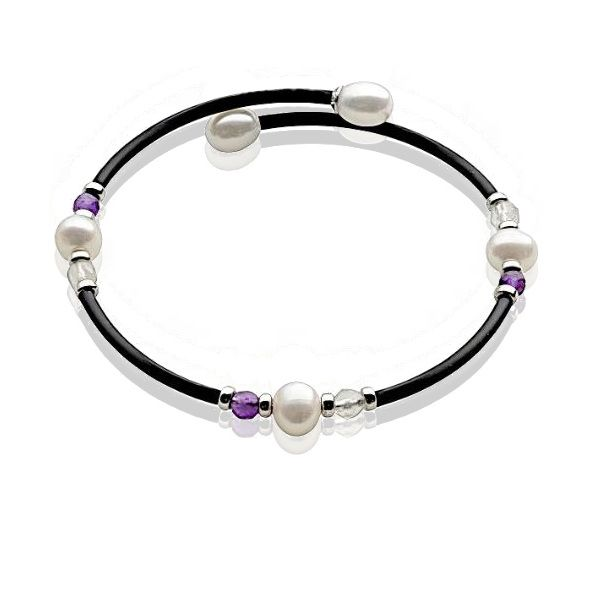 Pearl, Amethyst & Prehnite Bracelet by Imperial Goldmart Jewelers Redding, CA