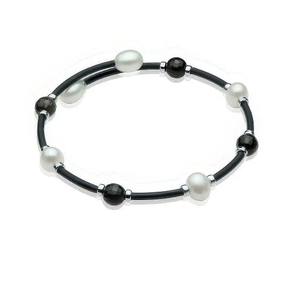 Freshwater Pearl & Smoky Quartz Bracelet by Imperial Goldmart Jewelers Redding, CA