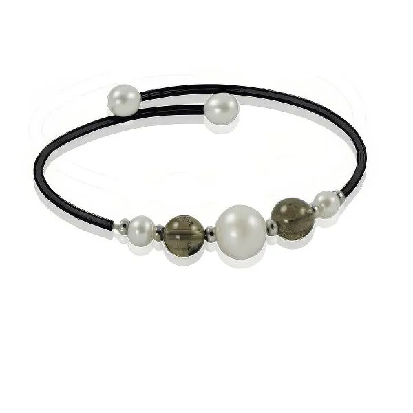 Freshwater Pearl & Smoky Quartz Bracelet by Imperial Goldmart Jewelers Redding, CA