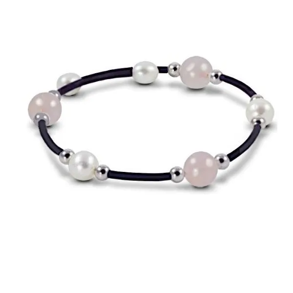 Freshwater Pearls & Rose Quartz Bracelet by Imperial Goldmart Jewelers Redding, CA