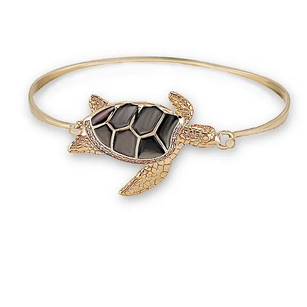 14K Turtle Bracelet w/Black Mother of Pearl by Kabana Goldmart Jewelers Redding, CA