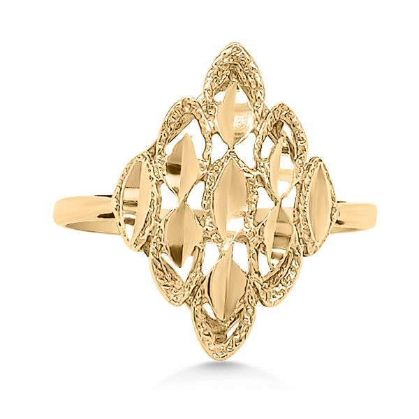 18K Geometric Fashion Ring - Estate Goldmart Jewelers Redding, CA