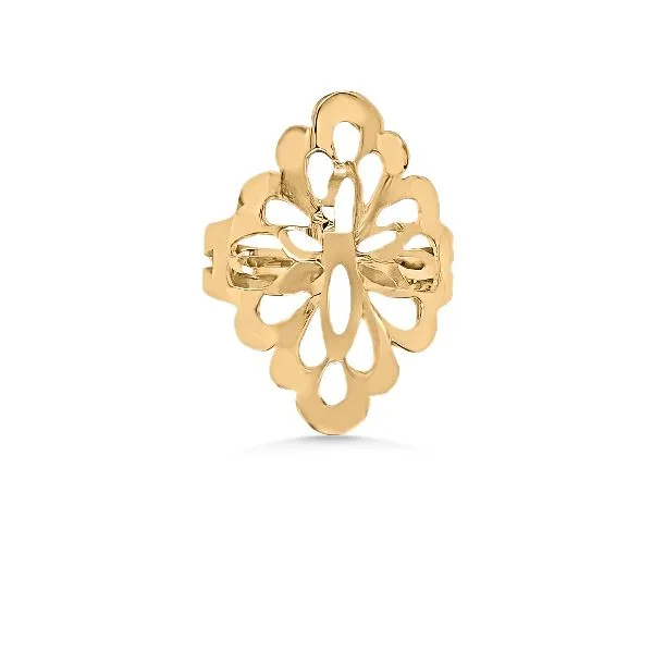 14K Free Form Fashion Ring - Estate Image 2 Goldmart Jewelers Redding, CA