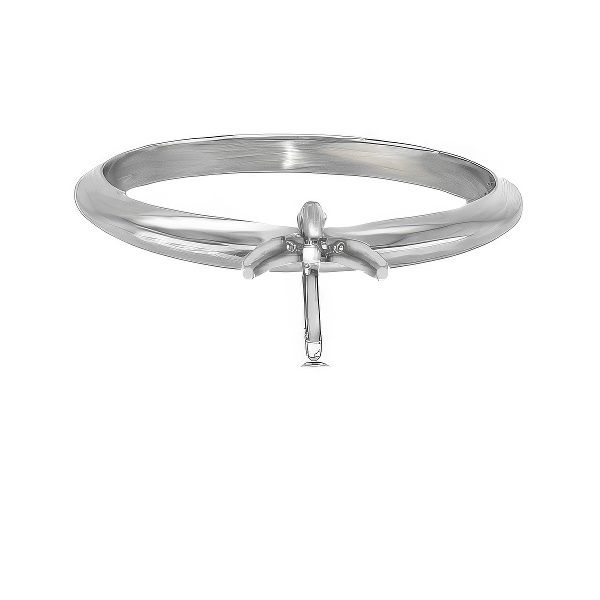14K Solitaire Ring Semi-Mount ring by GM Signature Goldmart Jewelers Redding, CA