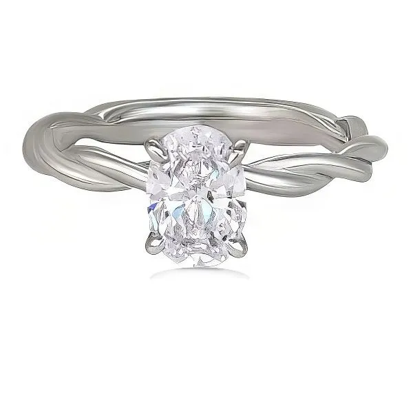 14K Classic Collection Twist Semi-Mount Ring by Gabriel Goldmart Jewelers Redding, CA