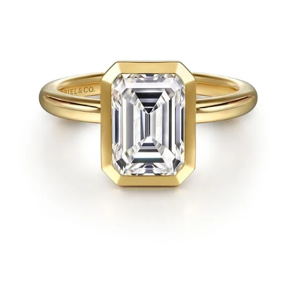 14K Solitaire Engagement Semi-mount Ring – Gabriel Goldmart Jewelers Redding, CA