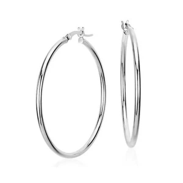 14K Large Classic Hoop Earrings – Goldmart Signature Goldmart Jewelers Redding, CA