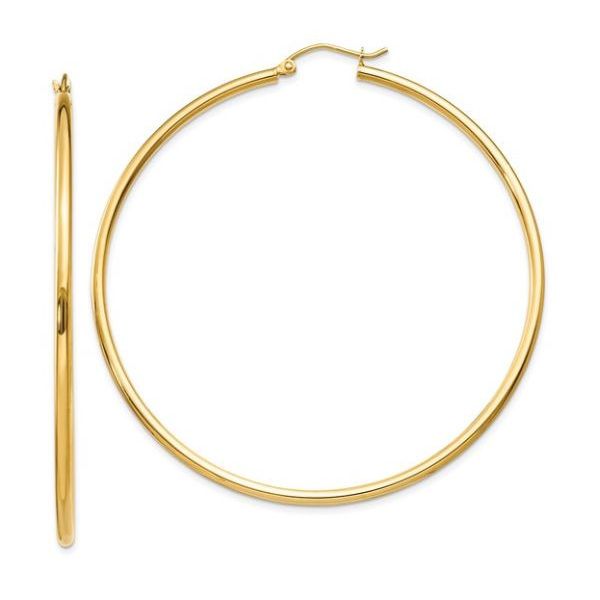 14K Lightweight Tube Earrings – GM Signature Collection Goldmart Jewelers Redding, CA