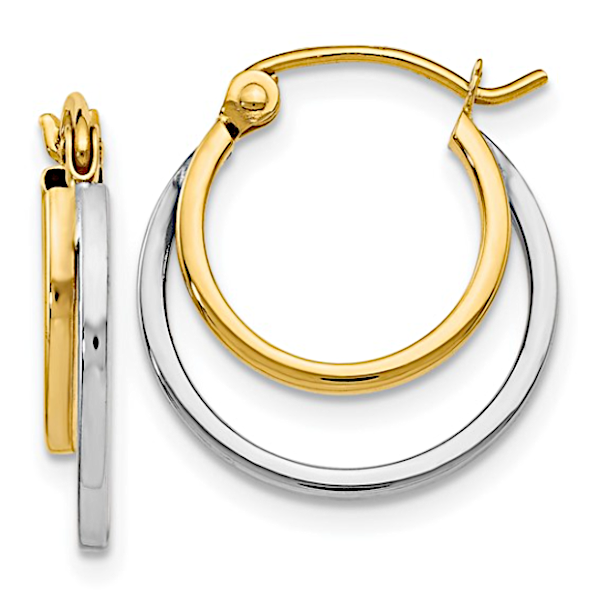 14K Small Hoop Earrings- Goldmart Signature Collection Goldmart Jewelers Redding, CA