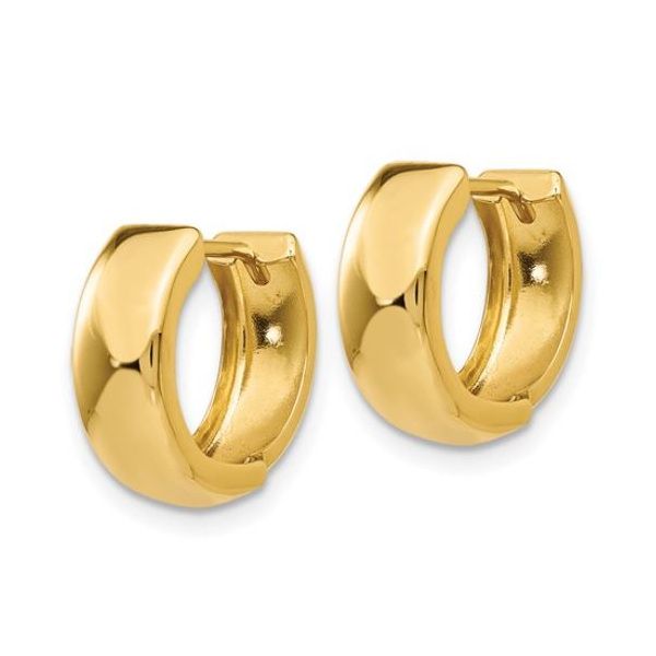 14K Hingedl Hoop Earrings – Goldmart Signature Collection Image 2 Goldmart Jewelers Redding, CA
