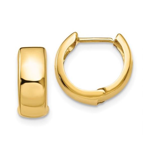 14K Hingedl Hoop Earrings – Goldmart Signature Collection Goldmart Jewelers Redding, CA