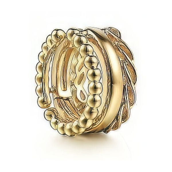 14K Wide Bujukan Single Earcuff by Gabriel & Co. Image 2 Goldmart Jewelers Redding, CA