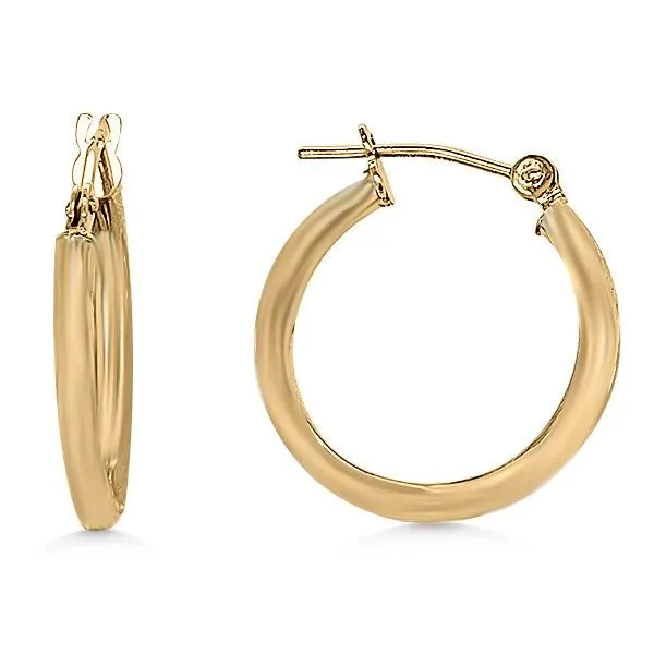 14K Small Hoop Earrings - Estate Goldmart Jewelers Redding, CA