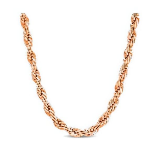 14K 18” Yellow Gold Retro Rope Chain