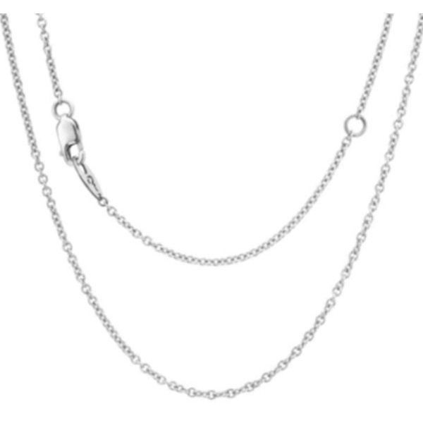 Sterling Silver 20” Adjustable Length Chain by A. Jaffe Goldmart Jewelers Redding, CA
