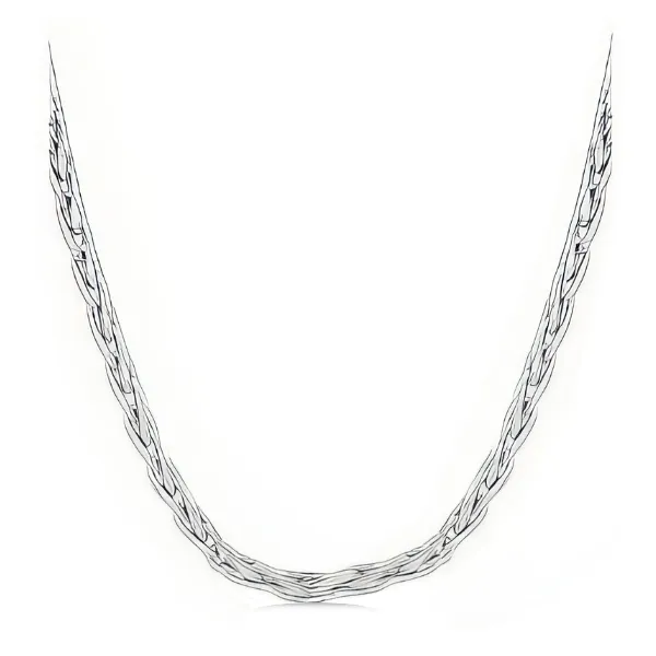 14K 16” Diamond Cut Spiga Chain –  GM Signature Image 2 Goldmart Jewelers Redding, CA