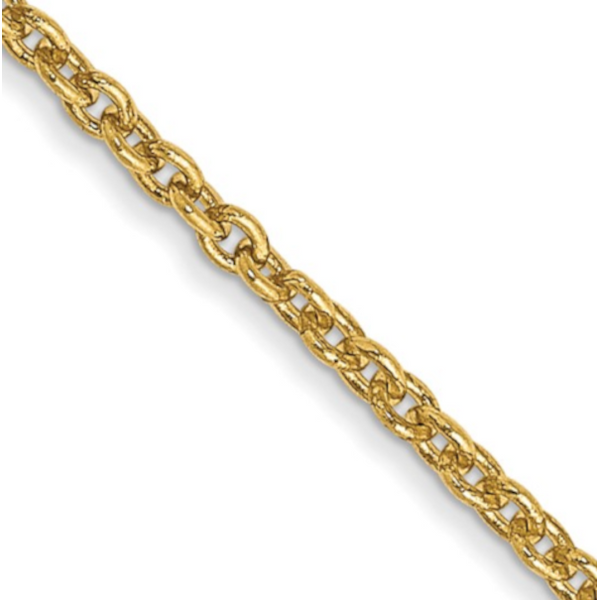 14K 22” Forzantine Cable Link Chain -  GM Signature Image 2 Goldmart Jewelers Redding, CA