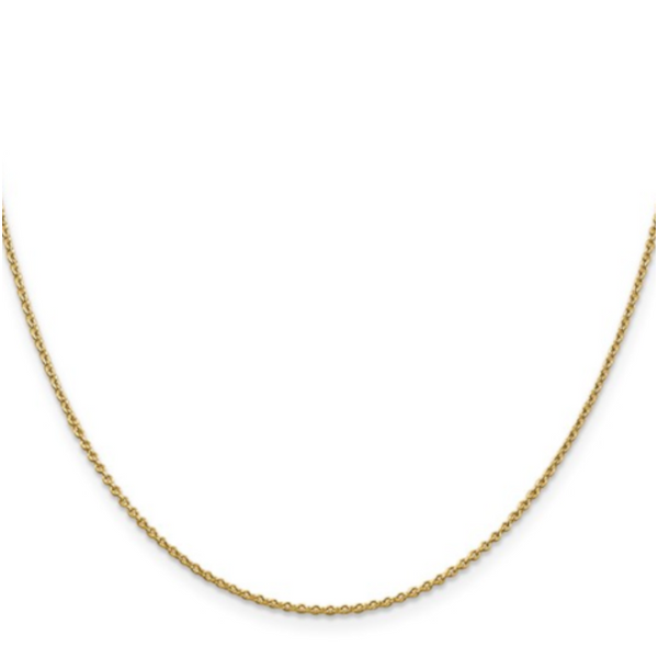 14K 22” Forzantine Cable Link Chain -  GM Signature Goldmart Jewelers Redding, CA