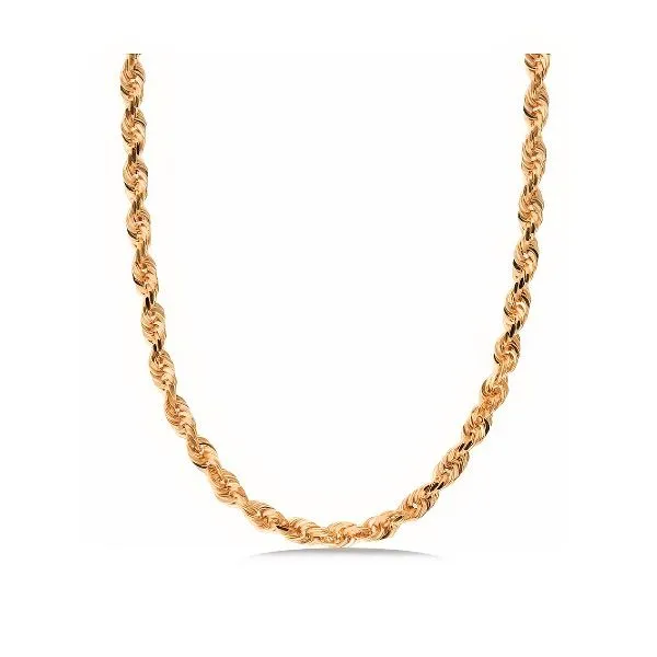 14K 24” Diamond Cut Rope Chain –  GM Signature Goldmart Jewelers Redding, CA