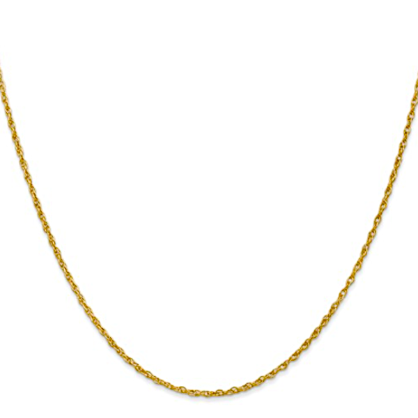 14K 1.3mm Baby Rope Chain - Goldmart Signature Collection Goldmart Jewelers Redding, CA