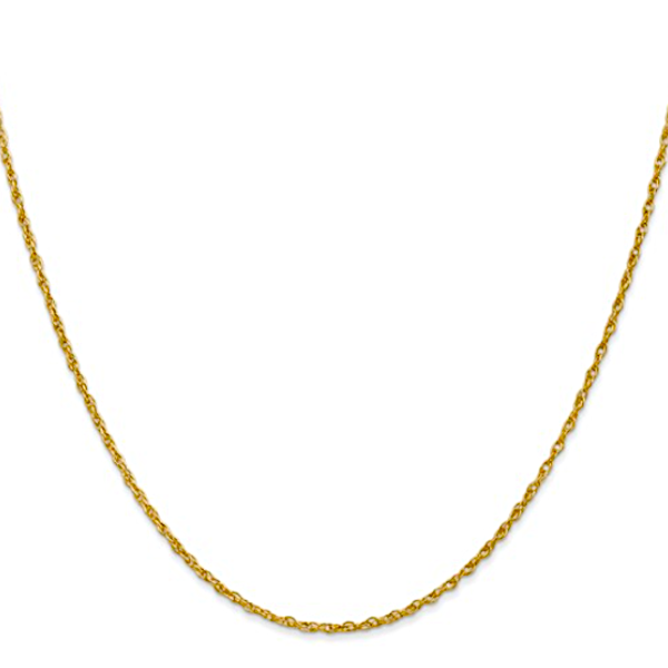 14K 1.3mm Baby Rope Chain - Goldmart Signature Collection Goldmart Jewelers Redding, CA