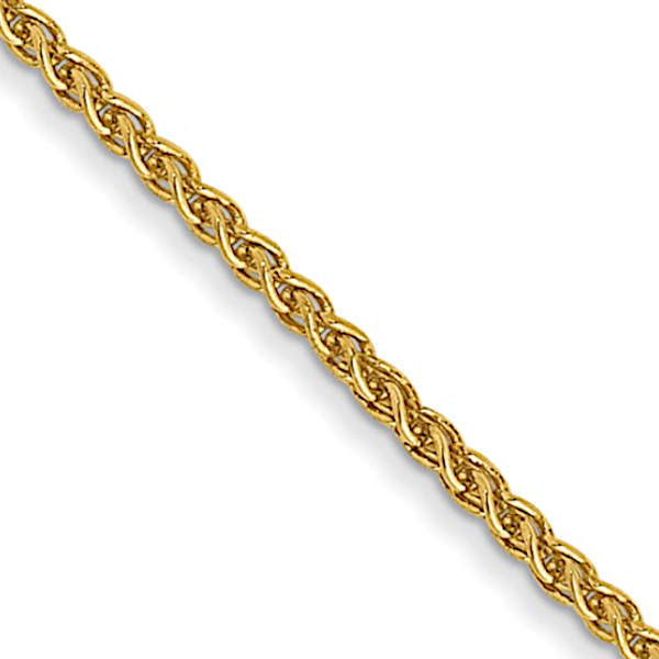 14 Karat 1.05mm Spiga Chain -Goldmart Signature Image 3 Goldmart Jewelers Redding, CA