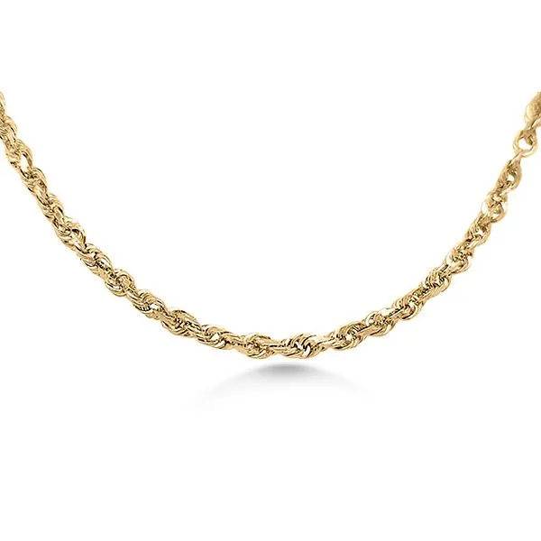 14K 22” Rope Chain - Estate Goldmart Jewelers Redding, CA