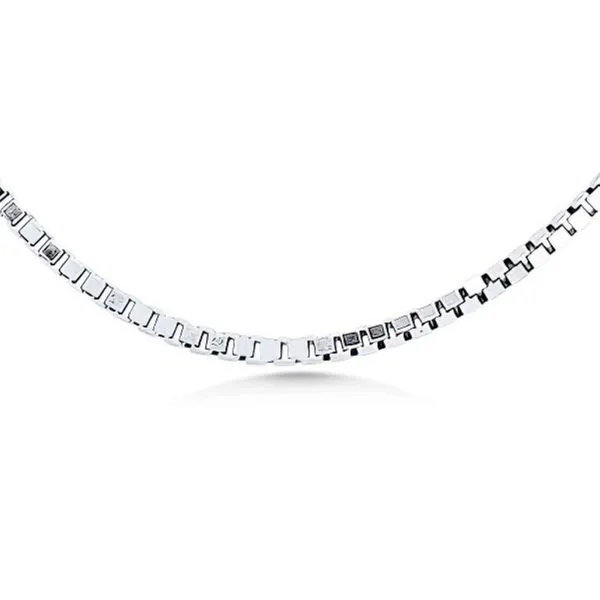 14K 17” Box Chain - Estate Image 2 Goldmart Jewelers Redding, CA
