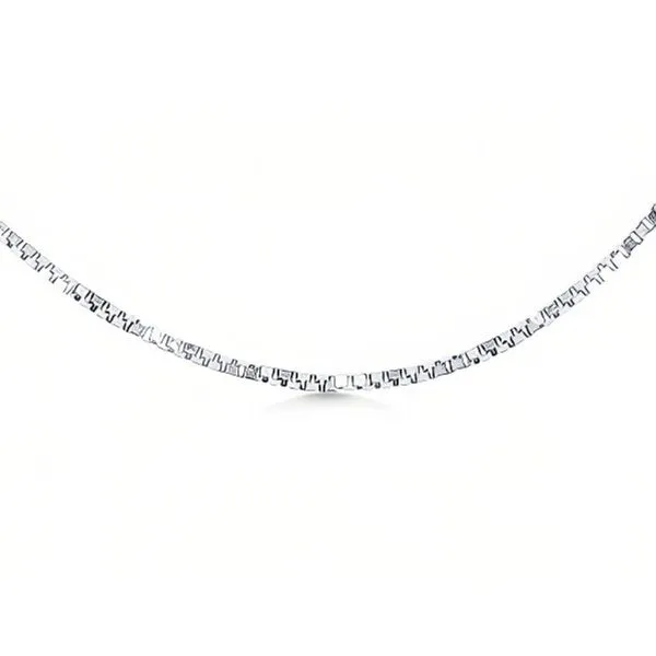 14K 18” Box Chain - Estate Image 3 Goldmart Jewelers Redding, CA
