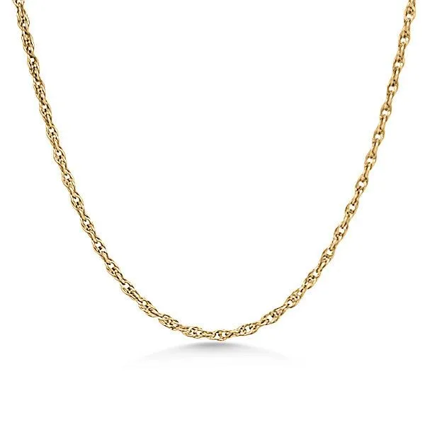 14K 16” Rope Chain - Estate Goldmart Jewelers Redding, CA