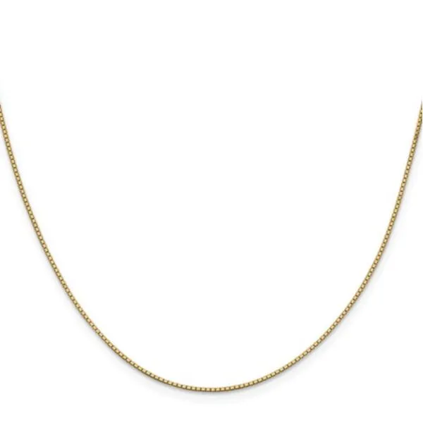 14K 16” Box Chain – Goldmart Signature Goldmart Jewelers Redding, CA