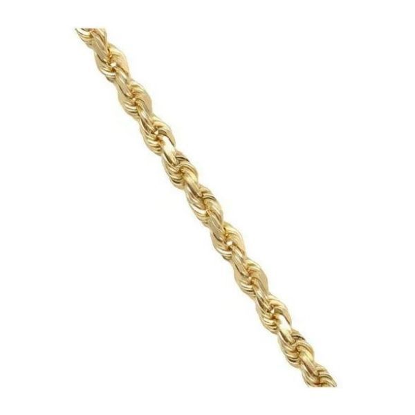 14K 18” Diamond Cut Solid Rope Chain – GM Image 2 Goldmart Jewelers Redding, CA