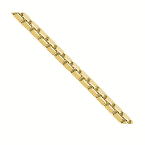 14K Box Necklace - Estate Image 3 Goldmart Jewelers Redding, CA