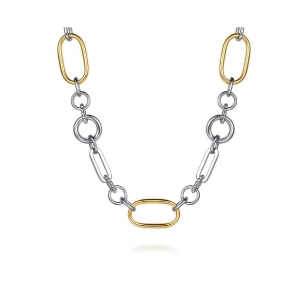 14K Yellow Gold Sterling Silver 17
