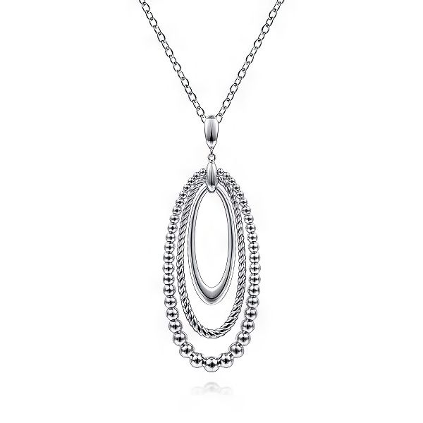 Sterling Silver Bujukan Pendant Necklace by Gabriel & Co. Goldmart Jewelers Redding, CA