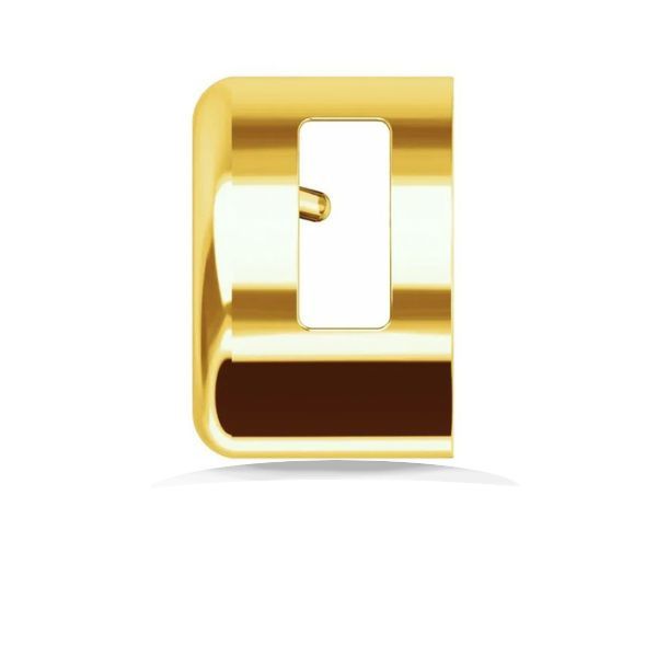 14K Semi-mount Round Back-Set Bezel Slide Pendant – GM Image 2 Goldmart Jewelers Redding, CA