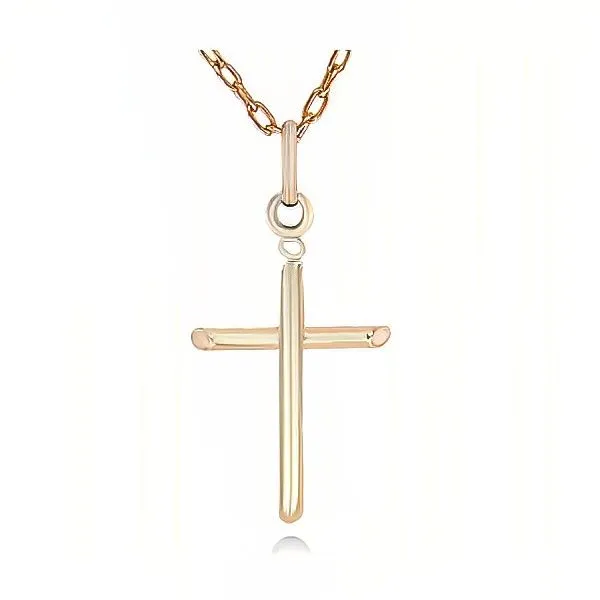 14K Yellow Gold Cross - Estate Goldmart Jewelers Redding, CA