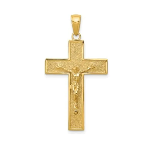 14K Crucifix Pendant - Goldmart Signature Collection Goldmart Jewelers Redding, CA